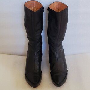 Corso Como Mid-Calf Heeled Black Boots. Size 8